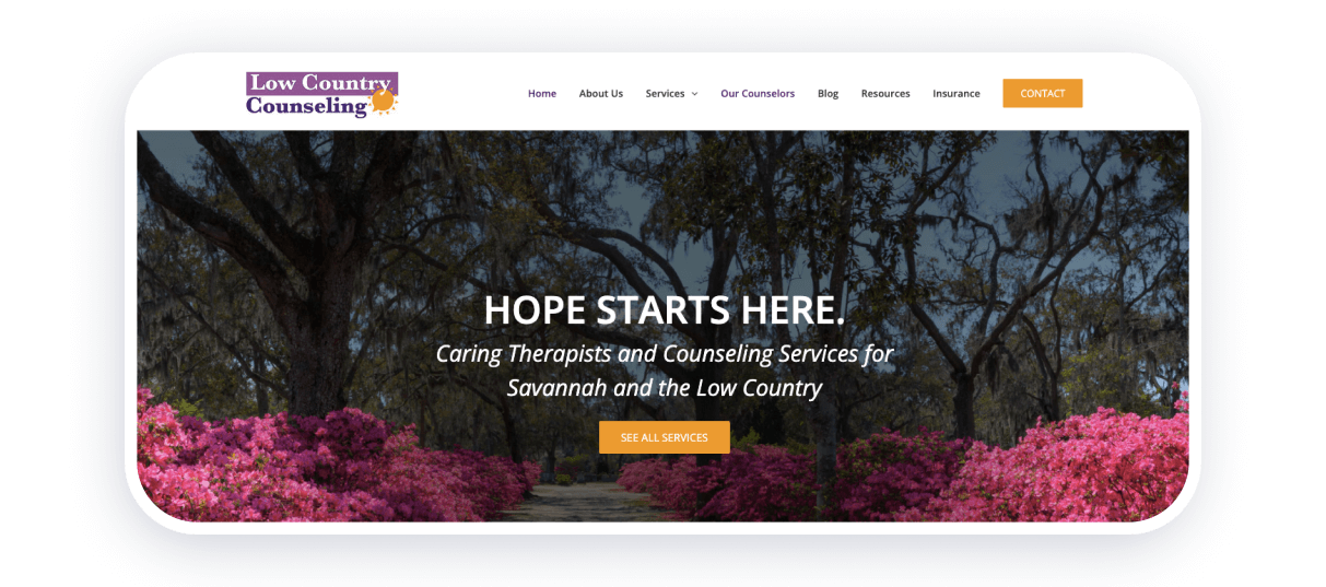 best therapist website