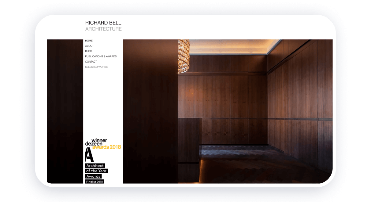 architecture website portfolio