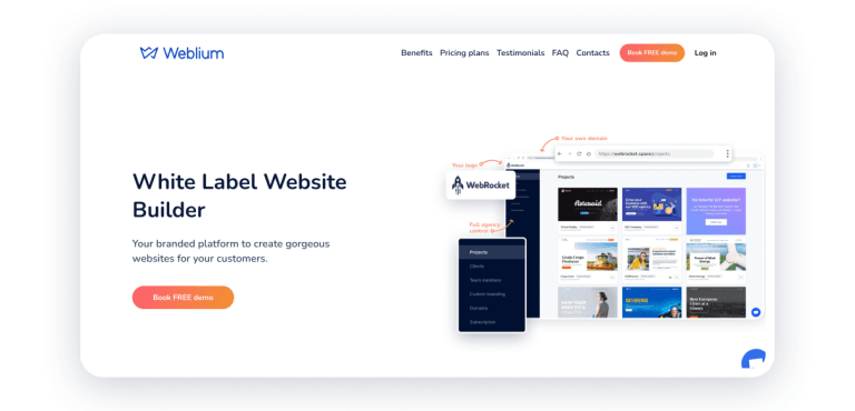 Best White Label Website Builder For 2024 - Weblium