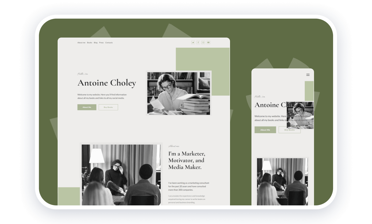 copywriter portfolio template