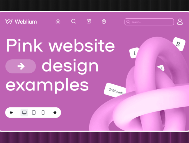 10 Great Pink Website Design Examples