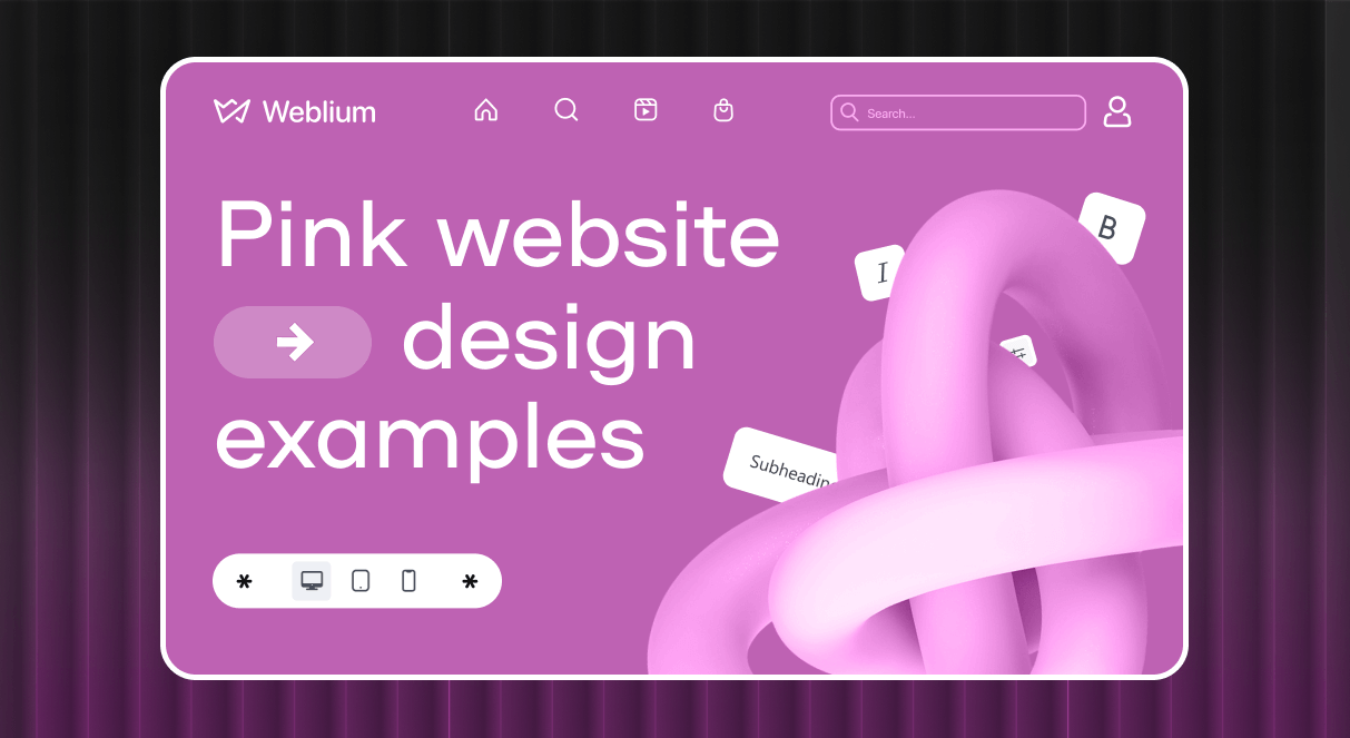 10 Great Pink Website Design Examples