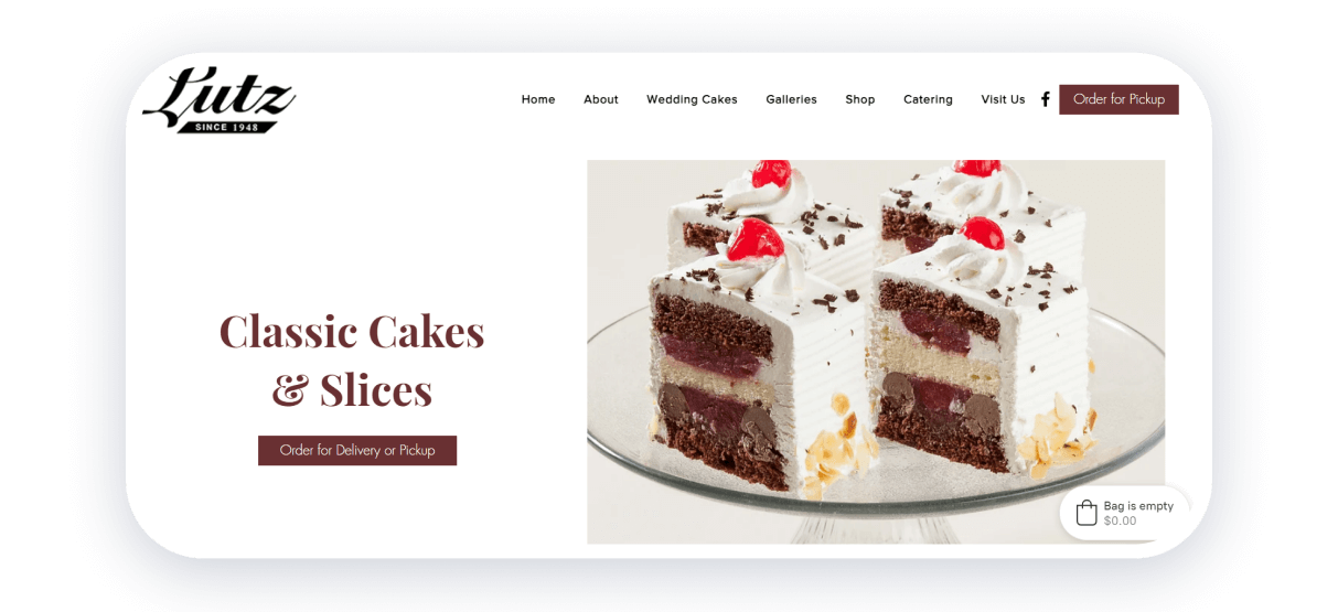 lutz best bakery website