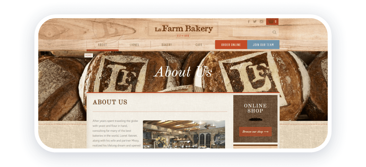 lafarm bakery best bakery websites