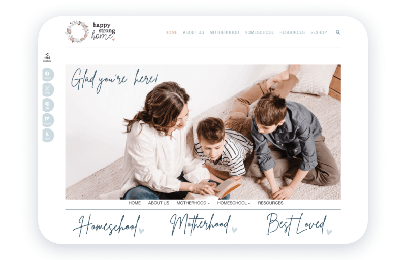 family website design