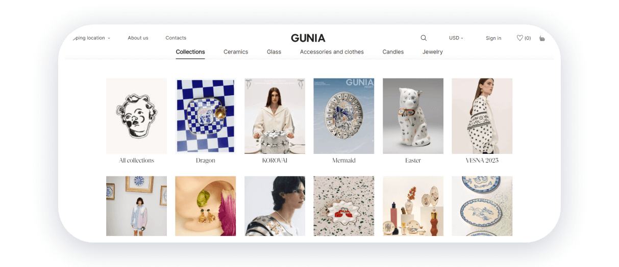 gunia website