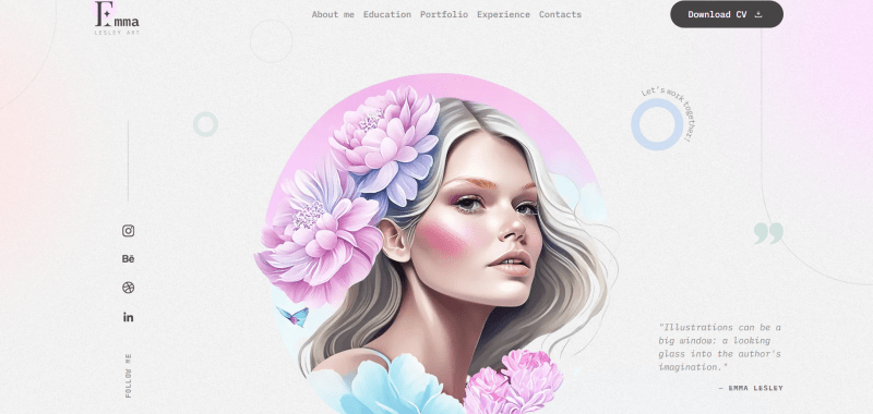 emma lesley best portfolio websites