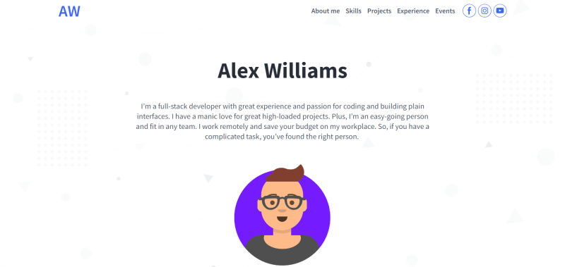 alex williams the best portfolio websites