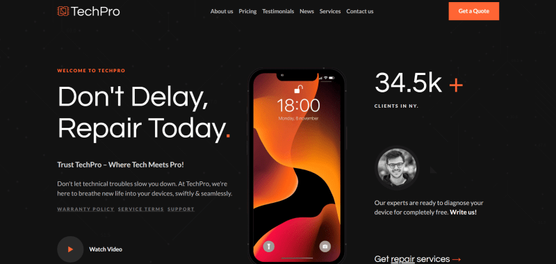 techpro the best website designs