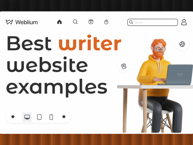 10 Great Writer Website Examples in 2025