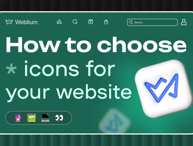 How Do You Choose Icons For a Website