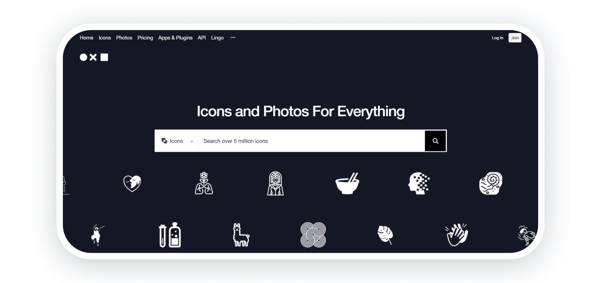 noun project best icon websites