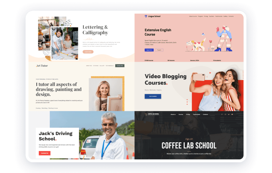 How to Create a Course Website - Weblium Blog