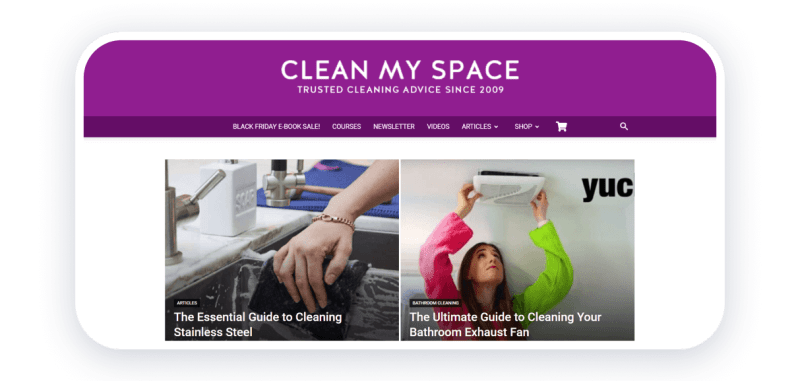 The Best Cleaning Websites to Find Inspiration - Weblium Blog