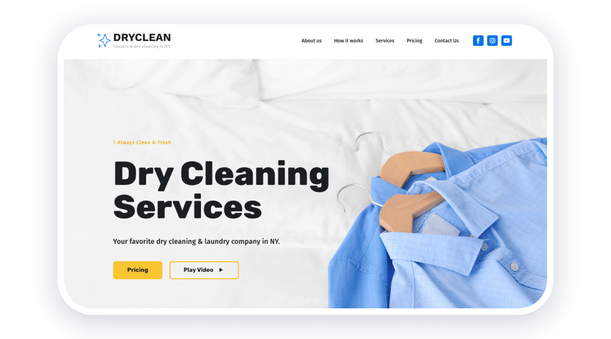dry clean best cleaning websites