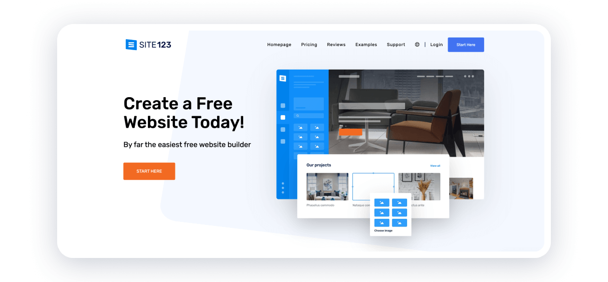 SITE123 SEO builder