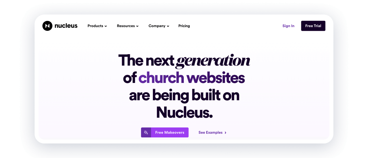 Nucleus builder for churches