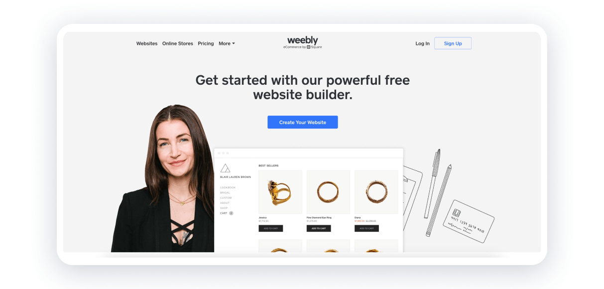 Weebly builder for churches