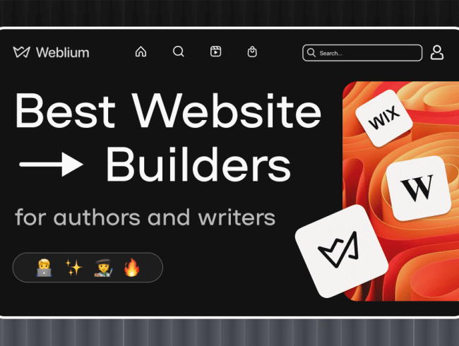 7 Best Website Builders for Authors and Writers