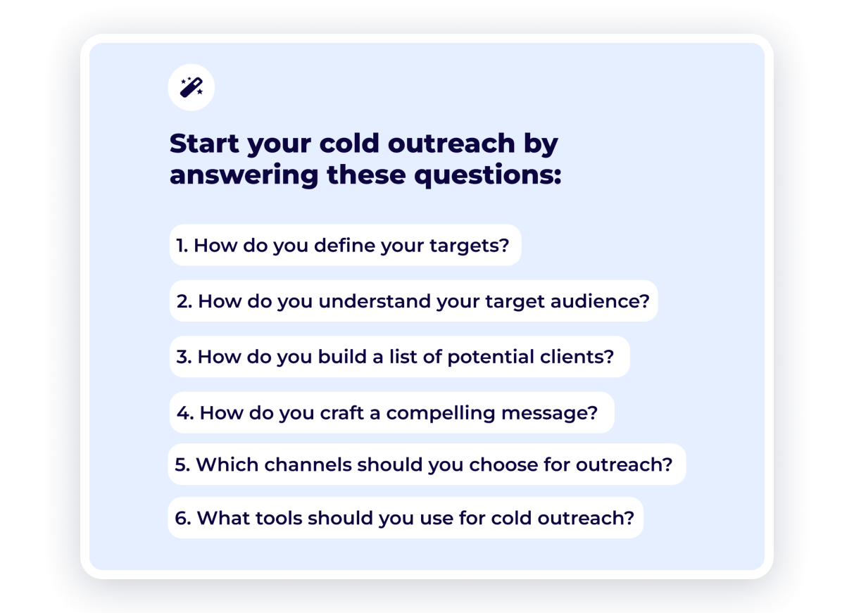 How to start cold outreach