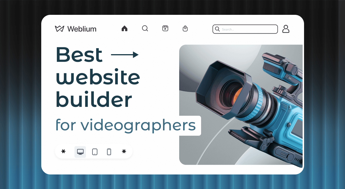 Best website builder for videographers