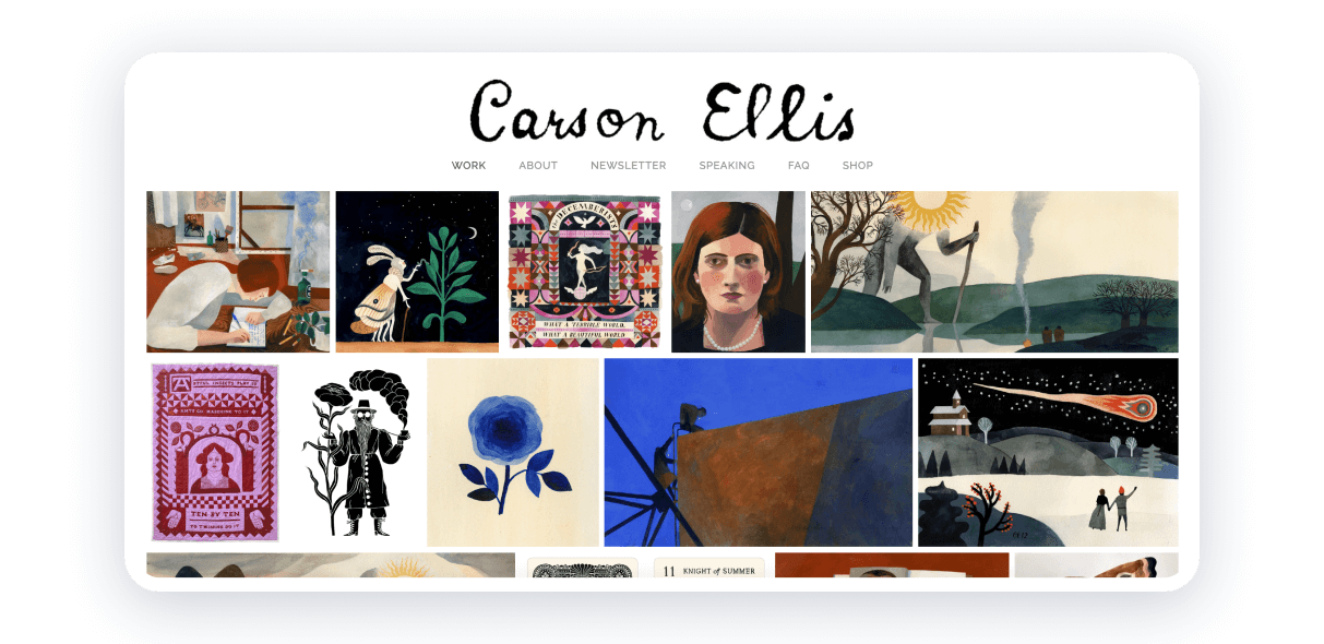 CV art portfolio