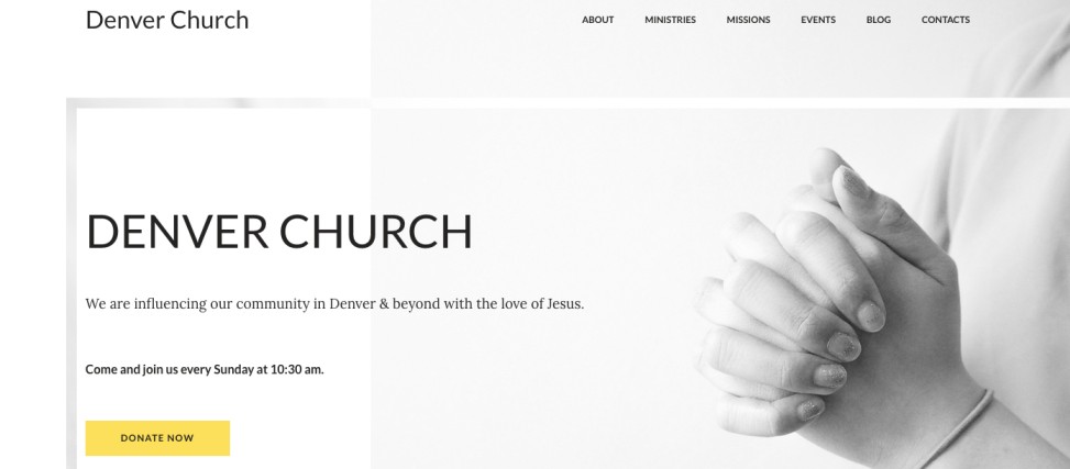 church website templates