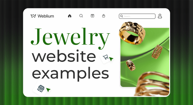 Modern & Performing Jewelry Website Examples
