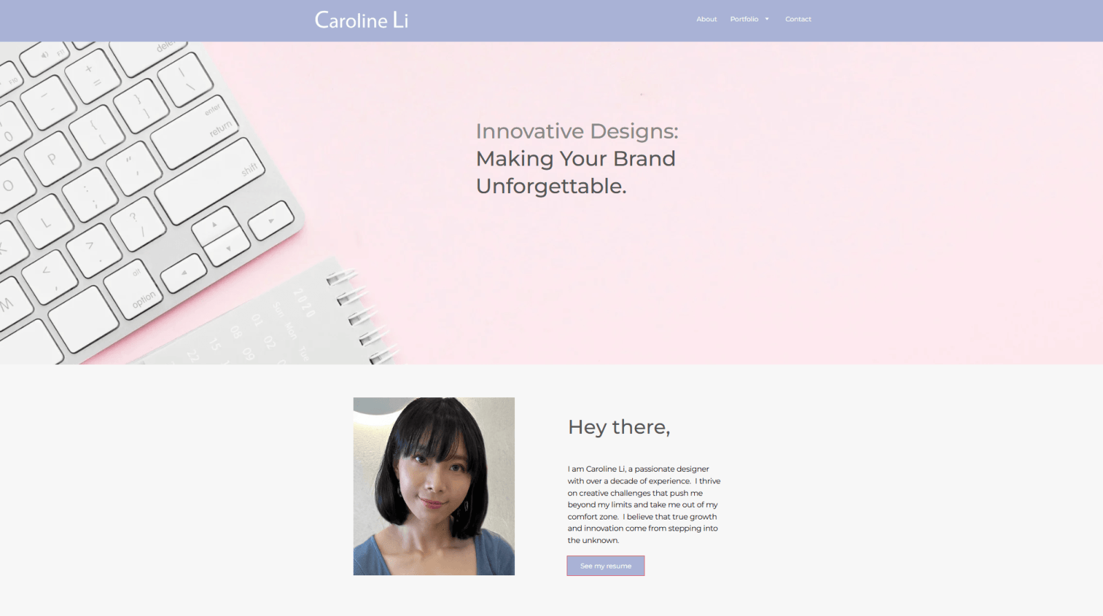 Professional and Successful Resume Website Examples - Weblium Blog