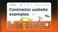 Contractor website examples Weblium
