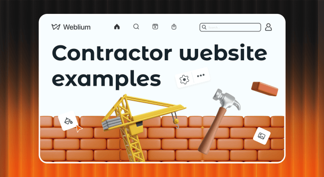 Modern and Performing Contractor Website Examples