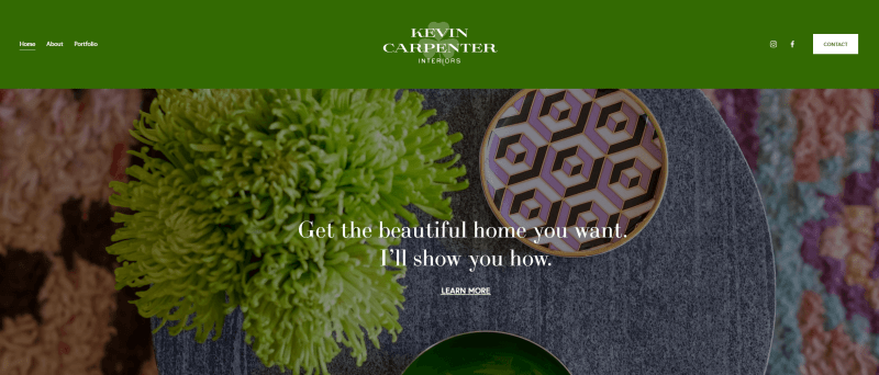 Kevin Carpenter - website design for general contractors