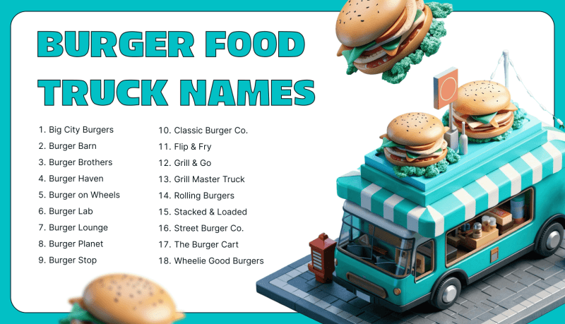 Burger food truck names Weblium