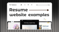 resume website examples