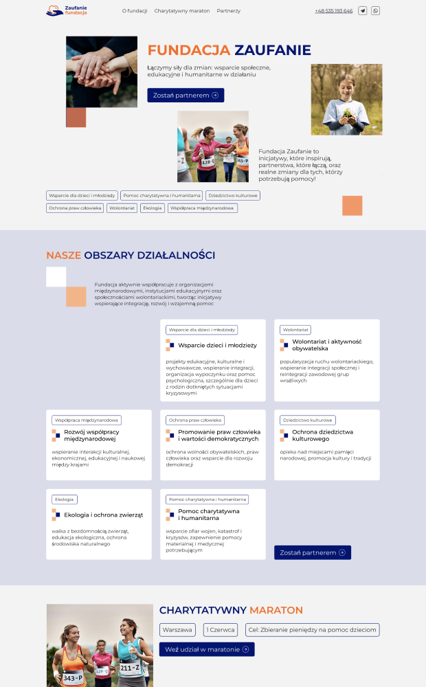 Fundacja Zaufanie website preview